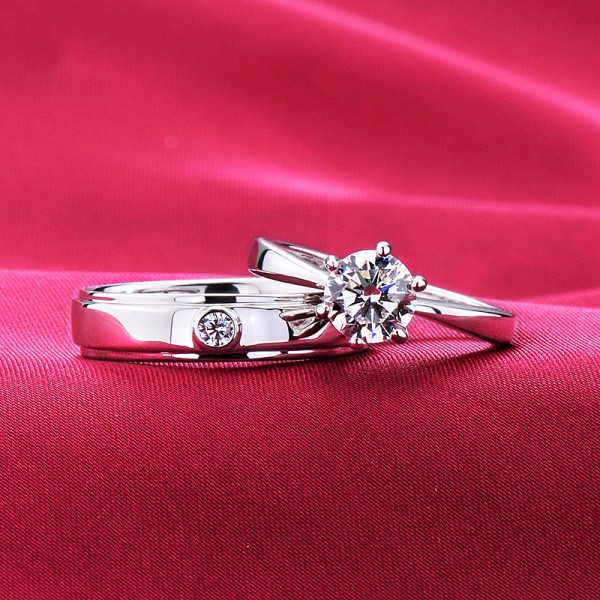 Everlasting Love ESCVD Diamonds Lovers Rings Wedding Rings Couple Rings