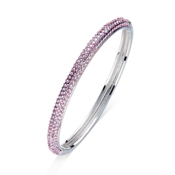 Charming S925 Sterling Silver Inlaid Crystal Women Bracelet